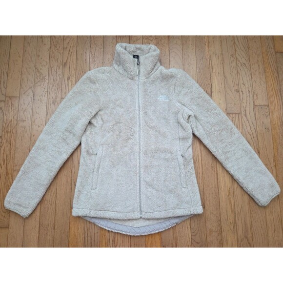 The North Face Women's Full Zip Osito Fleece Coat Jacket Small Beige - Picture 1 of 6